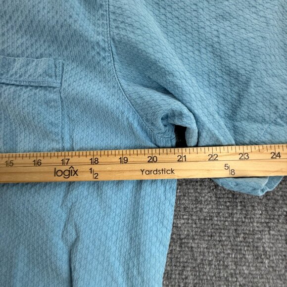 Tommy Bahama THATS HOW I ROLL GOLF Graphic Print Silk Rayon Cotton Small Blue - Picture 9 of 12